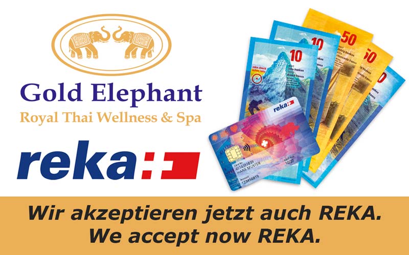Gold Elephant - Neuigkeit - Wir akzeptieren REKA
